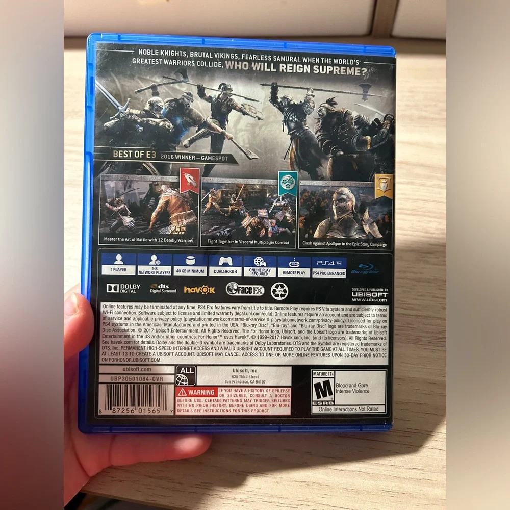 For Honor - PS4 - Sony Playstation